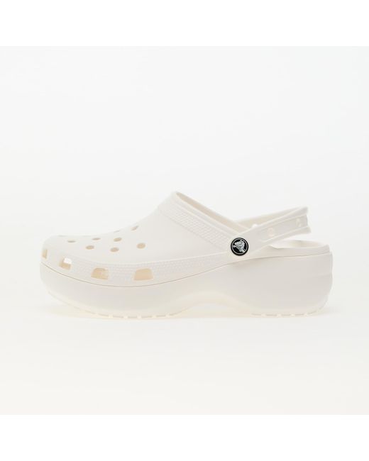CROCSTM White Sneakers W Classic Platform Clog Eur