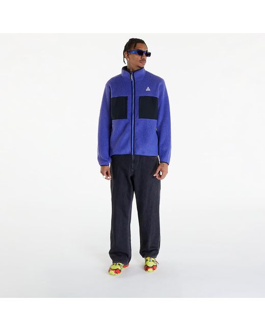 Nike Acg "arctic Wolf" Full-zip Top Persian Violet/ Black/ Summit White in het Blue voor heren