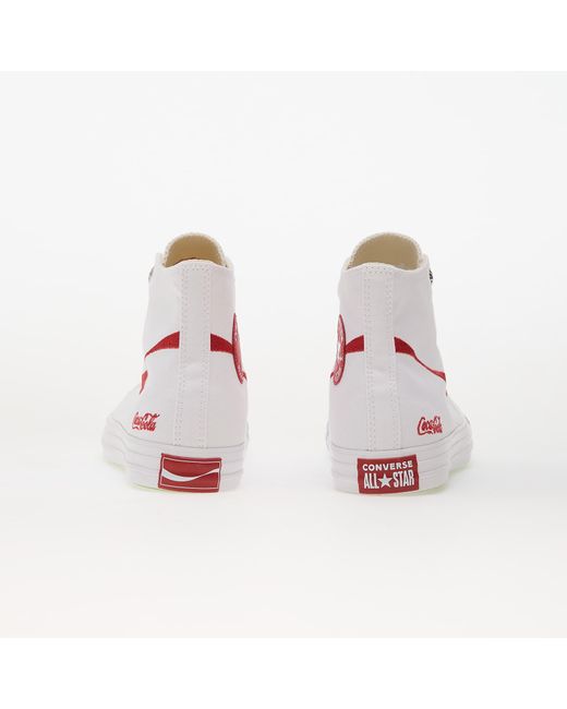 Baskets x coca-cola chuck taylor all star white/ racing red/ white eur 46.5 Converse