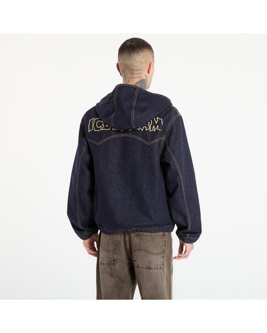 BBCICECREAM Jas Icecream Western Panelled Zip Through Denim Jacket in het Blue voor heren