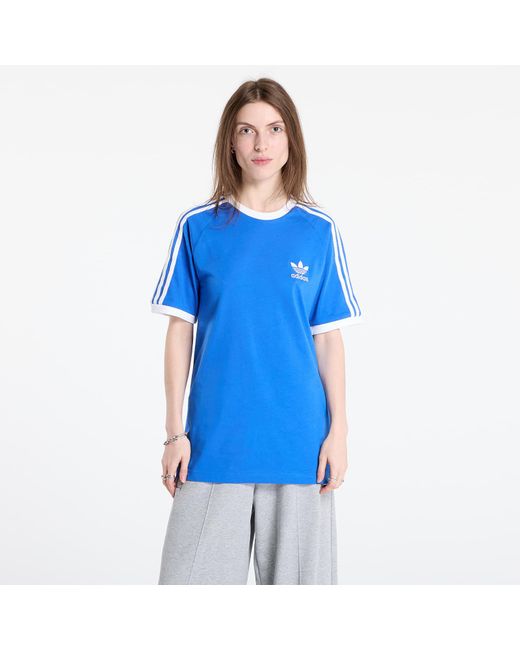 Adidas Originals Blue T-Shirt Adidas 3-Stripes Tee