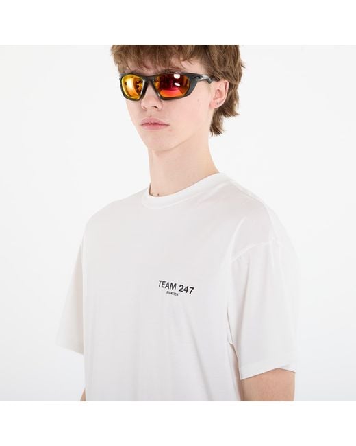 T-shirt team 247 oversized tee unisex s Represent en coloris White