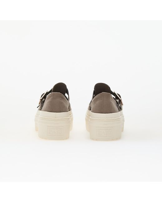 Sneakers Chuck Taylor All Star Lugged Heel Mary Jane Sandal Classic Taupe/ Classic Taupe di Converse in Natural