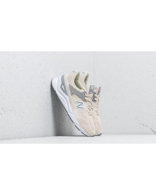 New Balance Suede New Balance X-90 Shoes in Brown (White) | Lyst