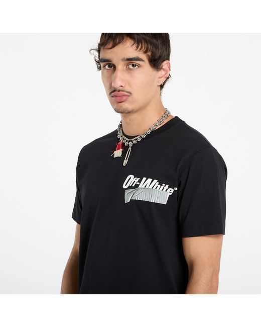Magietta Cupid Tape Sim S/S Tee Back di Off-White c/o Virgil Abloh in Black da Uomo