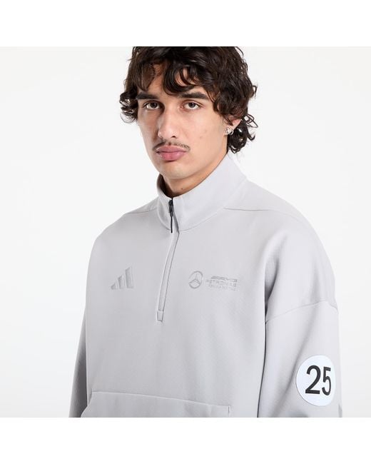 Sweatshirt adidas x mercedes silver half zip l Adidas Originals pour homme en coloris Blue