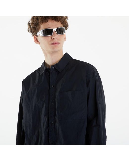 Sportswear tech pack woven long-sleeve shirt black/ black/ black Nike pour homme en coloris Blue