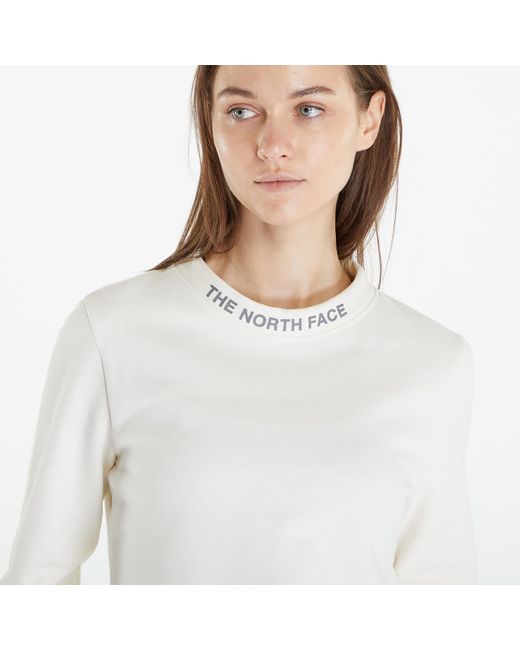 The North Face White Zumu Crewneck Sweatshirt