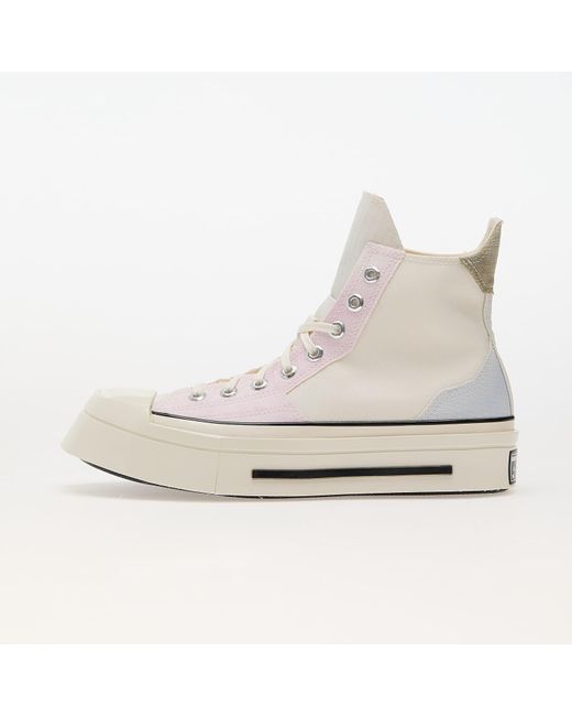Converse Sneakers Chuck 70 De Luxe Squared Toe Polyester Stardust Lilac/ Egret Eur in het White