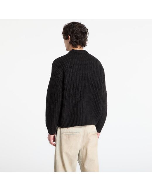 Obey Black Sweater Obey Collegiate Sweater for men