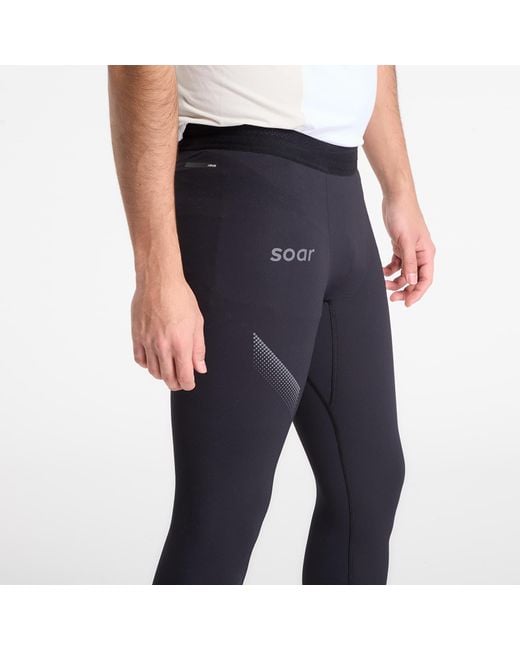 Soar Running Broeken Soar Wooltech Tights in het Blue voor heren