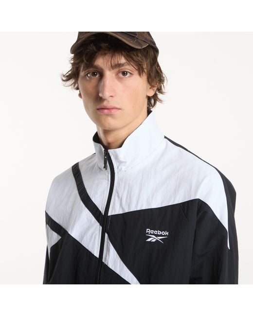 Reebok Jas Vector Track Top in het Black voor heren