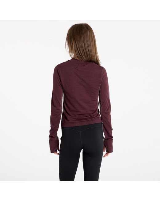 Nike T-Shirt Acg "Delta River" Dri-Fit Adv Base Layer Long-Sleeve Top Burgundy Crush/ Beyond in het Red