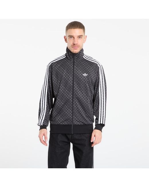 adidas Originals Men's Gray Sweatshirt Adidas Firebird Track Top