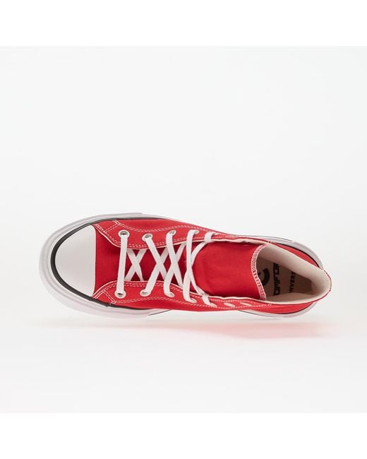 Converse Red Sneakers Chuck Taylor All Star Lift Double Stack/ Eur