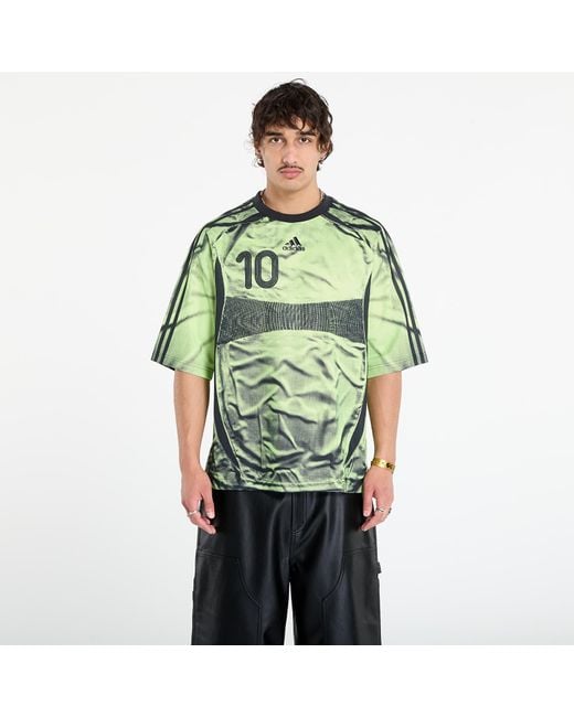 Adidas Originals Green T-Shirt Adidas Adilenium Season 4 Teamgeist Printed Jersey for men