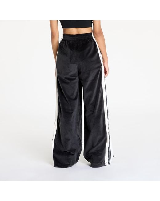 adidas Originals Velour Adibreak Track Jogger Pants in Black