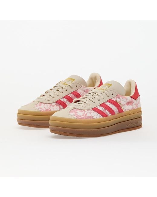 Adidas Originals Sneakers Adidas Gazelle Bold W Ftw/ Crew/ Better Scarlet Eur in het Pink