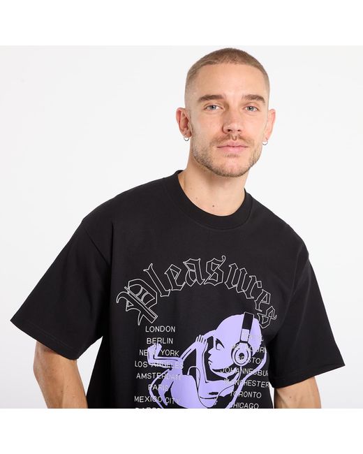 Magietta Peasures Headphone T-Shirt Back di Pleasures in Black da Uomo