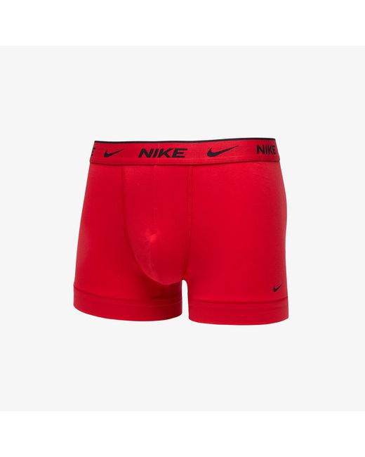 Nike Dri-Fit Everyday Cotton Stretch Trunk 3-Pack in het Multicolor voor heren