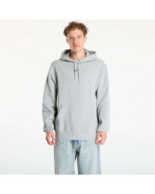 Felpa X Nocta Fleece Hoodie Dk Heather/ Matte di Nike in Gray da Uomo