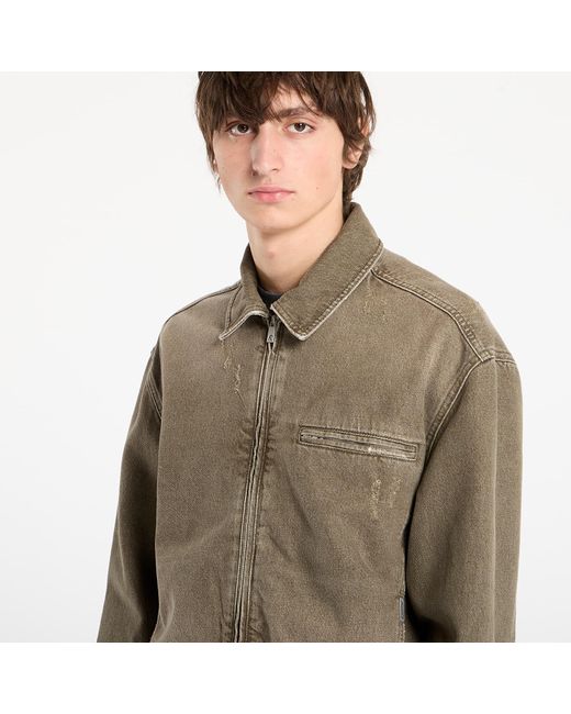 Represent Jas Collared Denim Jacket in het Brown voor heren