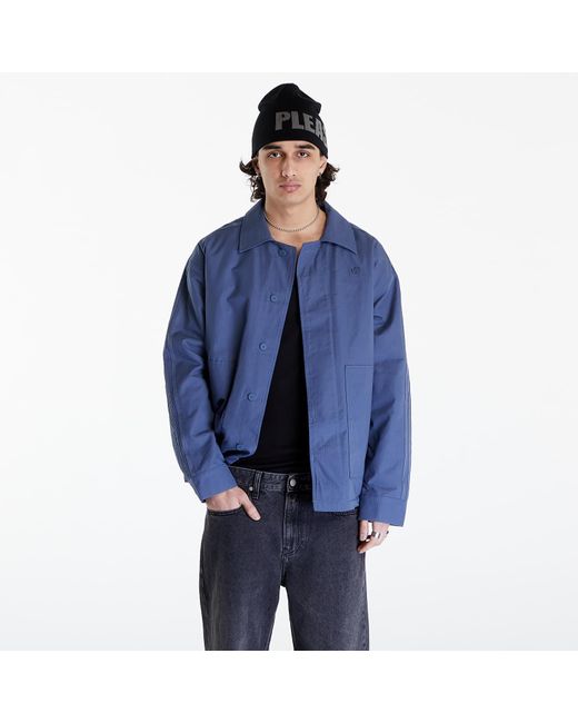 Adidas Originals Blue Adidas Premium Essentials+ Classics Jacket Navy Pairs for men