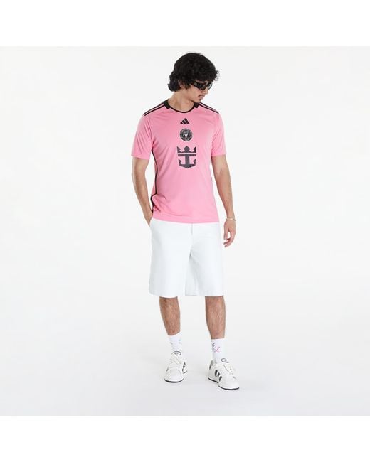 Adidas Originals Pink Adidas Inter Miami Cf 24/25 Home Jersey for men