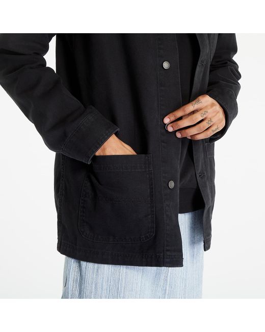 Dickies Black Duck Canvas Unlined Chore Coat Stone Washed for men