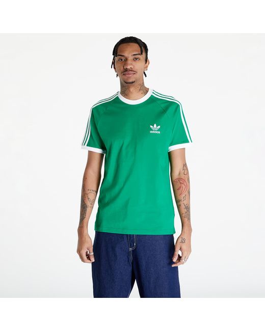 Adidas Originals Green Adidas Adicolor Classics 3-Stripes Tee for men