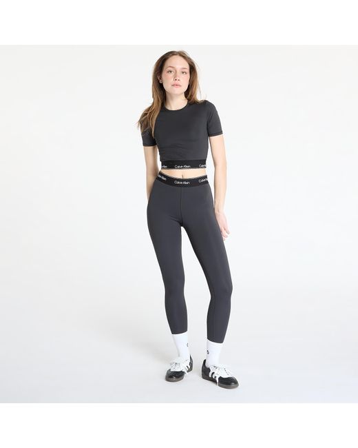 Calvin Klein Blue Pants Sport Modern Sport High Rise Leggings