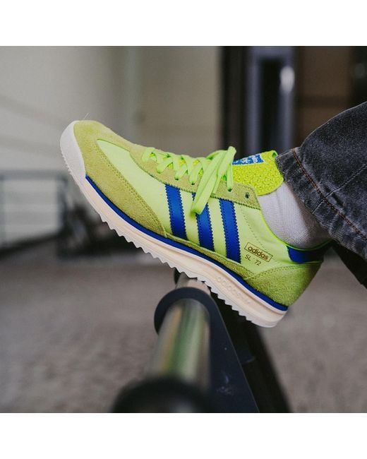Sneakers Adidas Sl 72 Rs Solar Slime/ Royal/ Pulse Lime di Adidas Originals in Green da Uomo