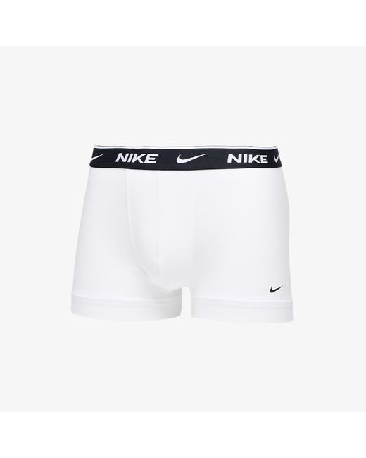 Nike Boxershorts Dri-Fit Everyday Cotton Stretch Trunk 3-Pack in Blue für Herren