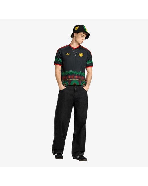 Adidas Jersey Adidas Jamaica 26 X Bob Marley Away Jersey in het Green voor heren