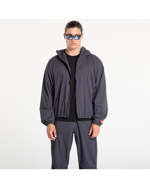 The North Face Blue Jacket M Redbox Packable Hooded Wind Jacket for men