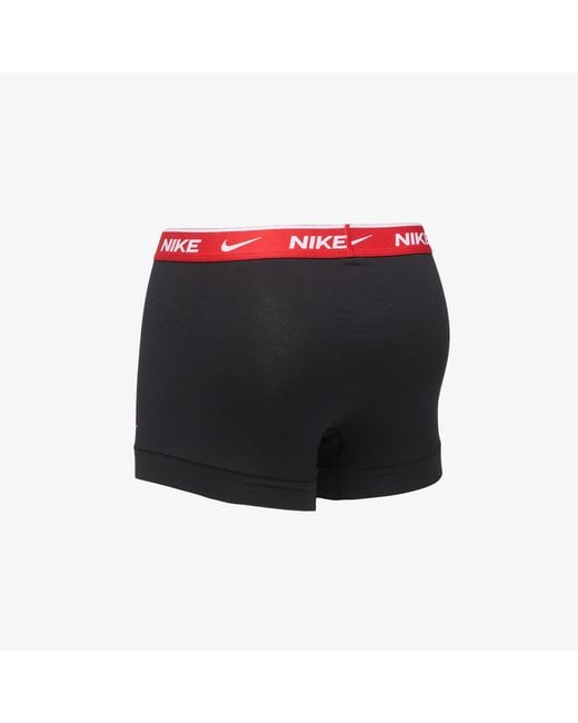 Boxer Trunk 3-Pack Back di Nike in Black da Uomo