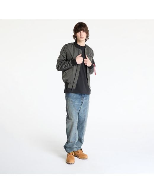 Giacca Alpha Industries Ma-1 Ttc Two Tone Contrast di Alpha Industries in Black da Uomo