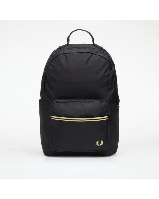 Fred Perry Black Tipped Tape Backpack