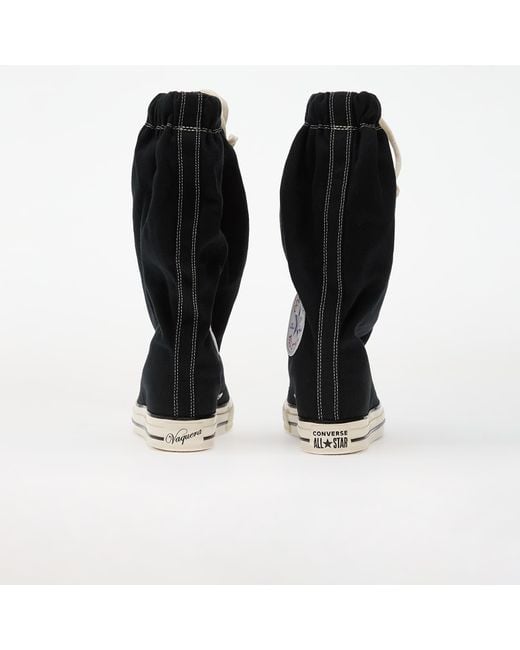 Converse Black Sneakers Chuck Taylor All Star Wedge X-Hi/ Egret Eur