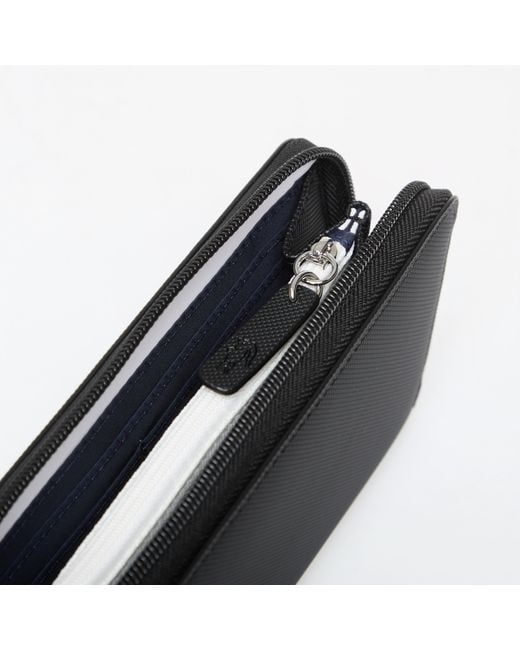 Lacoste Black Brieftasche L Zip Wallet