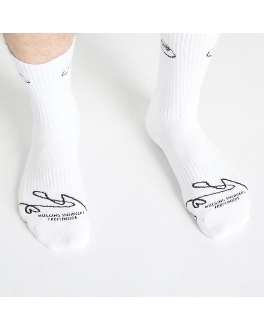 FTSHP White Footshop Basic But Not Basic Socks 3-Pack