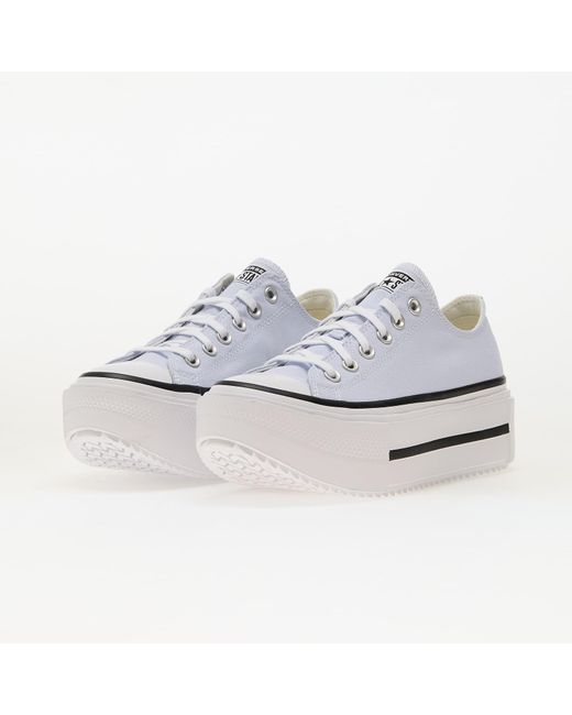 Converse White Sneakers Chuck Taylor All Star Lift Double Stack