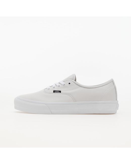 vans authentic leather true white