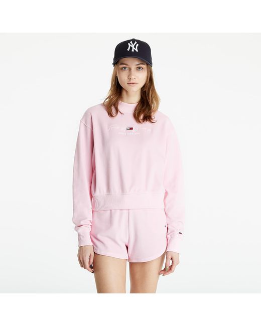 tommy jeans pink sweater