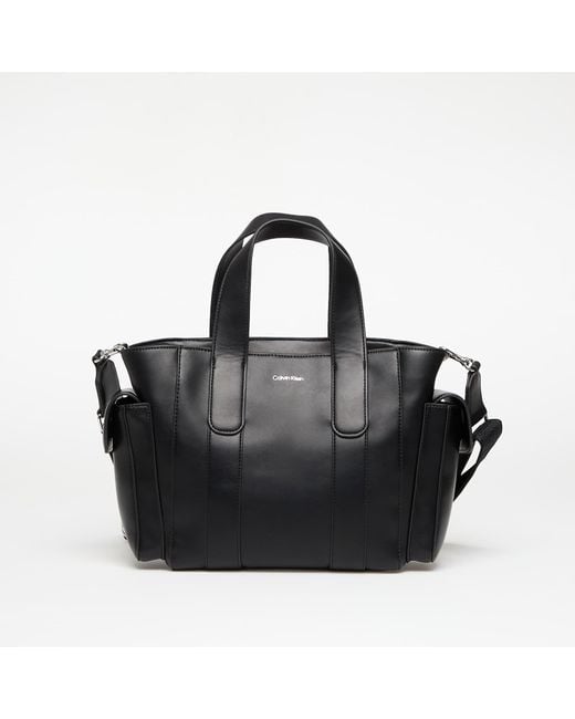 Calvin Klein Black Tasche Webbing Strap Small Tote