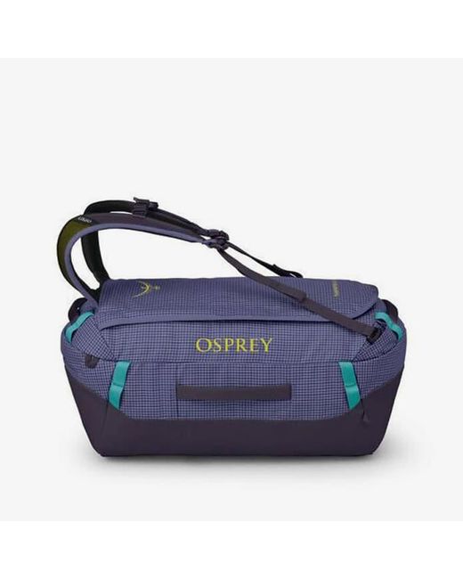 Osprey Blue Transporter 40 Duffle Backpack Euphoria/ Ink