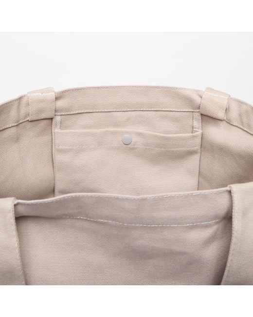 Dime Natural Tasche Cursive Chenille Tote Bag