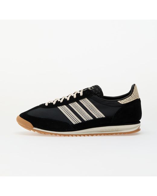Adidas Originals Black Sl 72 Og Sneakers Aus Canvas Mit Besätzen Aus Veloursleder Und Häkelmaterial