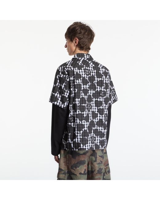 Human Made Overhemd Heart Gingham Check Shirt in het Black