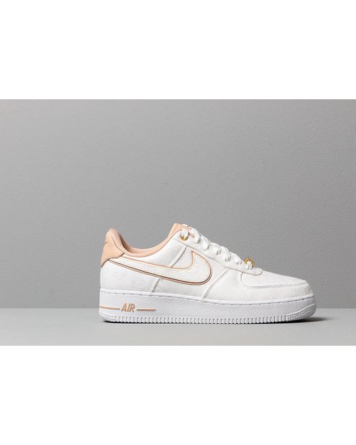 Nike Wmns Air Force 1 '07 Lx White/ Bio Beige-white-metallic Gold | Lyst